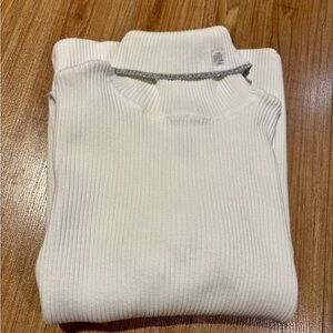 Ralph Lauren White Turtleneck Sweater